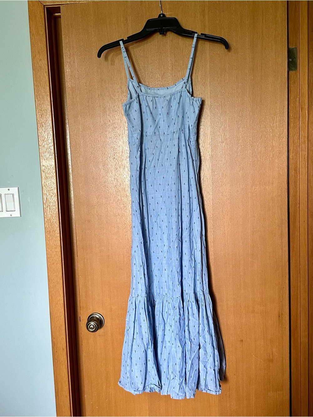 Joe Fresh Light Blue Spaghetti-Strap Maxi Dress - Picture 2 of 4